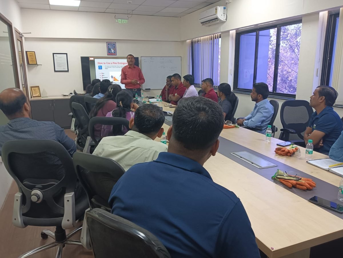 Fire extinguisher usage training
